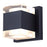 Canarm Valo 1 Light 5" Outdoor Lantern, Black