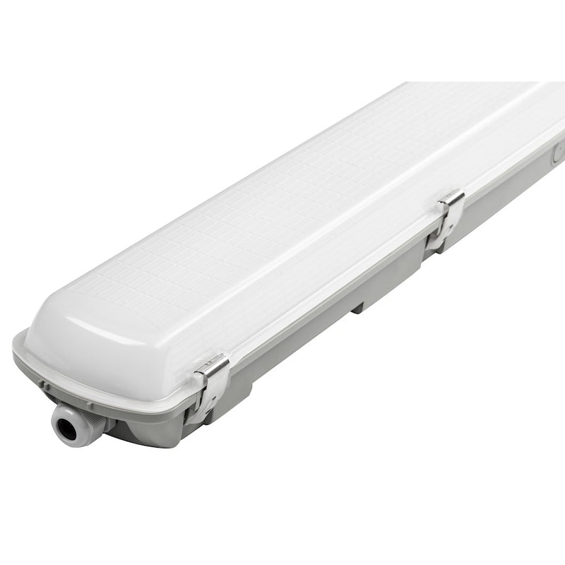 Canarm 48in 40W LED Vapor Tight Flush Mount | White PC Body | Garage & Utility | 47.87 x 3.12 x 4.62 in | Model LP848220-DB5K