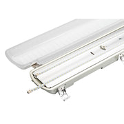 Canarm 48in 40W LED Vapor Tight Flush Mount | White PC Body | Garage & Utility | 47.87 x 3.12 x 4.62 in | Model LP848220-DB5K