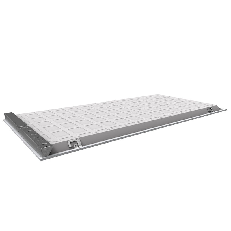 Canarm 24in LED Flat Panel Pendant | Matte White Metal | Kitchen & Office Ceiling Light | 47.88 x 23.75 x 1.62 in | Model LPL24A40WH