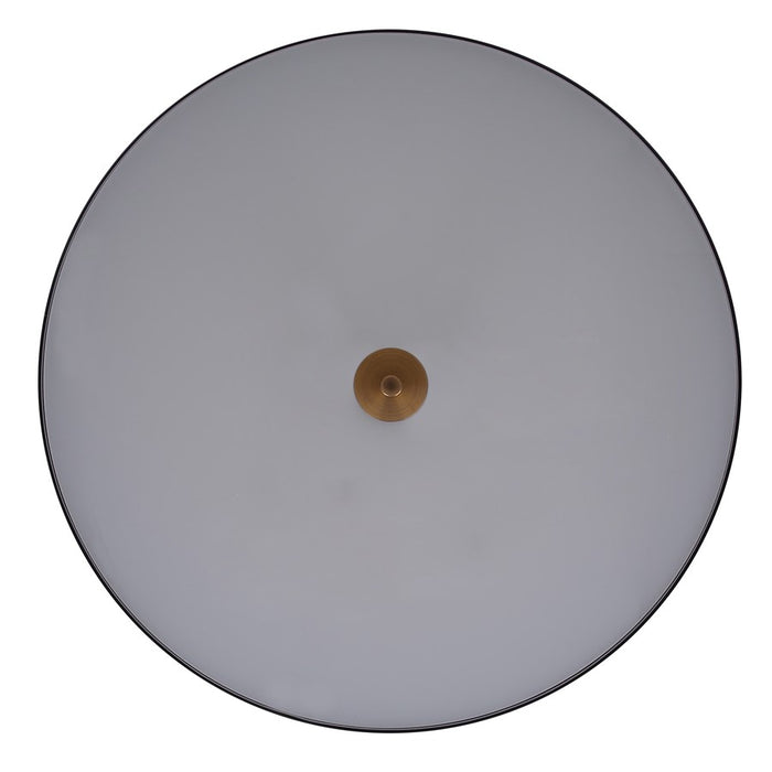 Canarm Kelvin 1 Light LED 15.75" Pendant, Matte Black/Gold