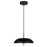 Canarm Kelvin 1 Light LED 15.75" Pendant, Matte Black/Gold