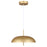 Canarm Kelvin 1 Light 15.75" Pendant, Gold