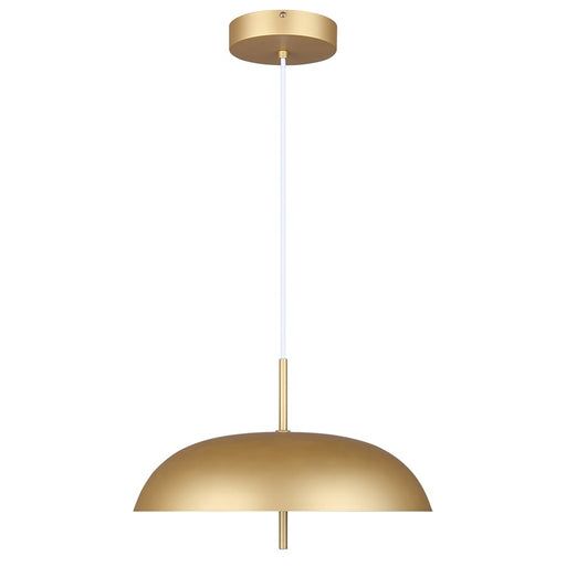 Canarm Kelvin 1 Light 15.75" Pendant, Gold