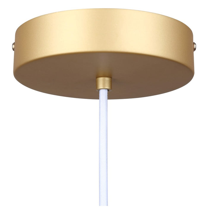 Canarm Kelvin 1 Light 15.75" Pendant, Gold