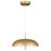 Canarm Kelvin 1 Light 15.75" Pendant, Gold