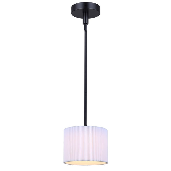 Canarm Carmynn 1 Light 8.13" Pendant, Black