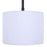 Canarm Carmynn 1 Light 8.13" Pendant, Black