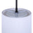 Canarm Carmynn 1 Light 8.13" Pendant, Black