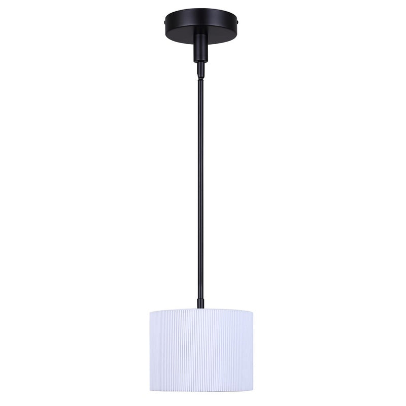 Canarm Carmynn 1 Light 8.13" Pendant, Black