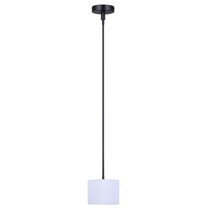 Canarm Carmynn 1 Light 8.13" Pendant, Black