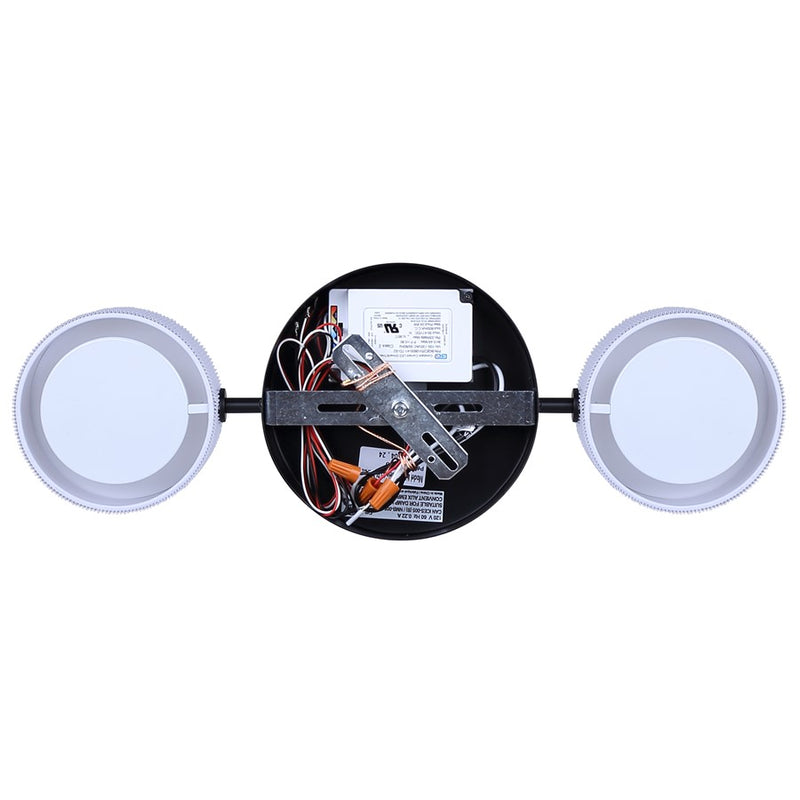 Canarm Carmynn 2 Light LED 8.13" Pendant, Black