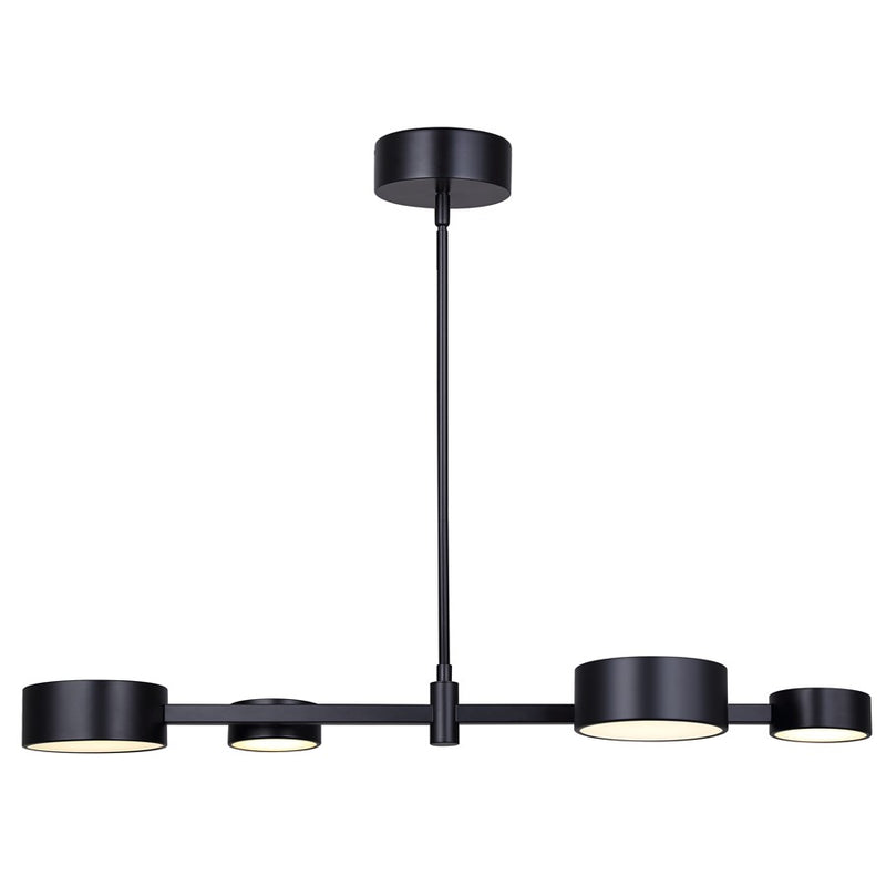 Canarm Montgomery 4 Light 34" Pendant, Black