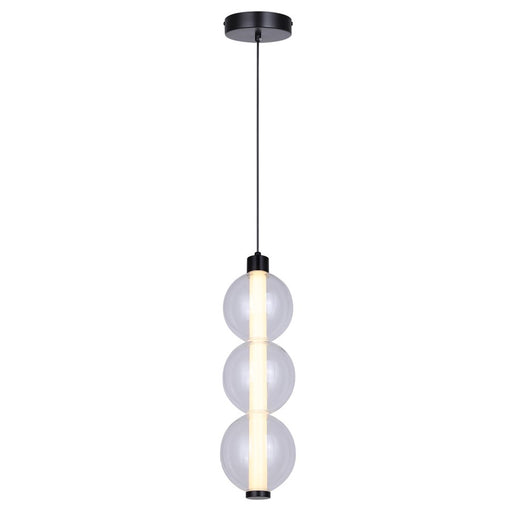 Canarm Melody 1 Light LED 5.13" Pendant, Black