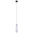 Canarm Melody 1 Light LED 5.13" Pendant, Black