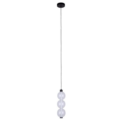Canarm Melody 1 Light LED 5.13" Pendant, Black