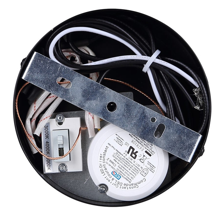 Canarm Melody 1 Light LED 5.13" Pendant, Black