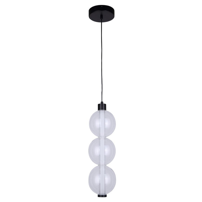 Canarm Melody 1 Light LED 5.13" Pendant, Black