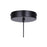 Canarm Melody 1 Light LED 5.13" Pendant, Black