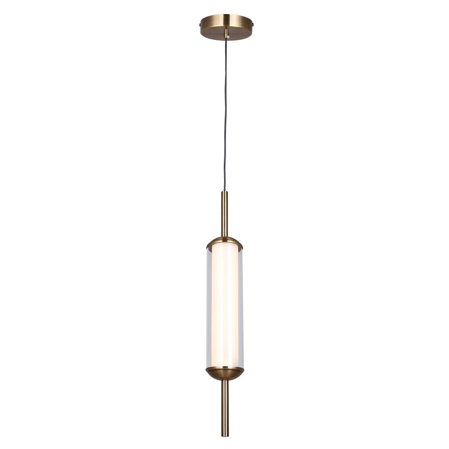 Canarm Lavene 1 Light 5.13" Pendant, Gold - LPL321A01GD