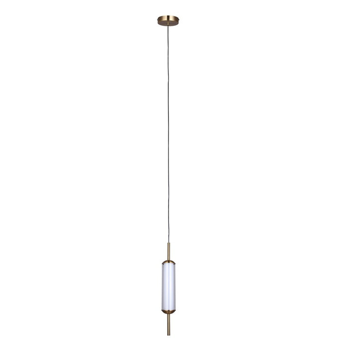 Canarm Lavene 1 Light 5.13" Pendant, Gold
