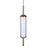 Canarm Lavene 1 Light 5.13" Pendant, Gold
