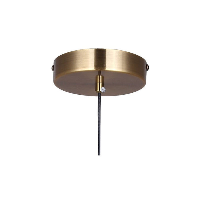 Canarm Lavene 1 Light 5.13" Pendant, Gold