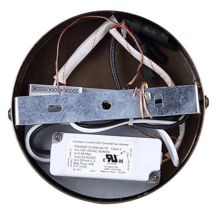 Canarm Lavene 1 Light 5.13" Pendant, Gold