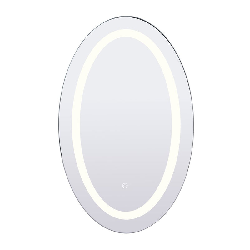 Canarm Madison 19.7x31.5in Oval LED Mirror | Mirror Finish | Bathroom & Vanity | 19.7 x 19.7 x 31.5 in | Model LR8116A1931