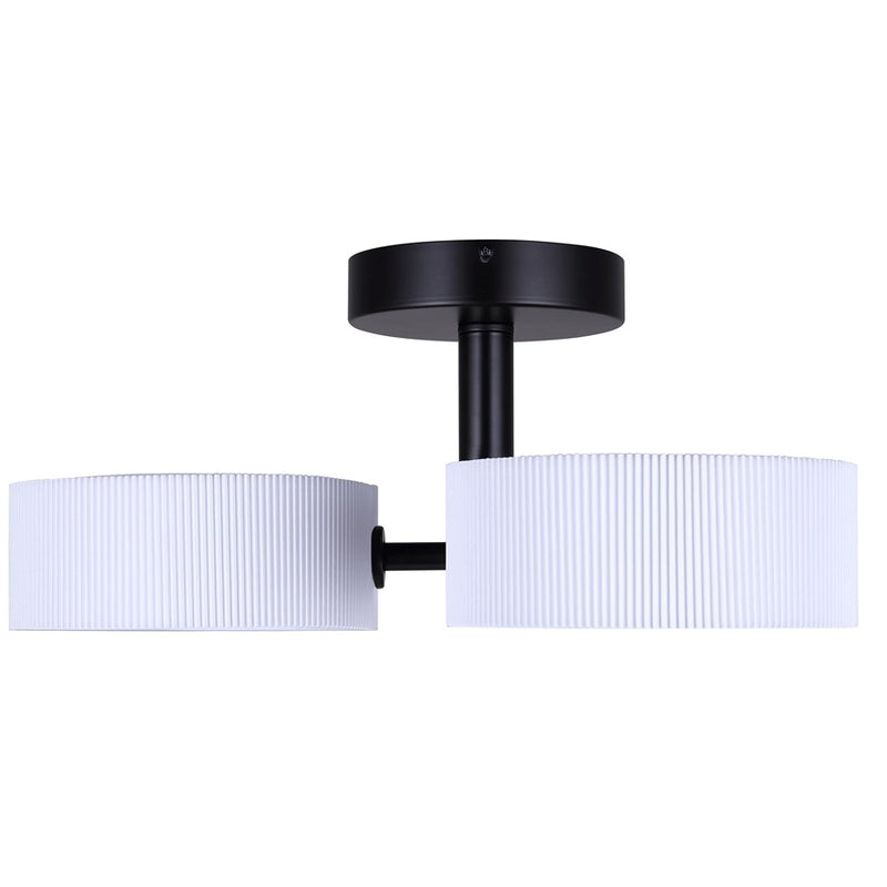 Canarm Carmynn 3 Light LED 21" Semi Flush Mount, Black