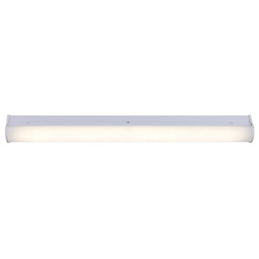 Canarm LED Strip Utility Light 24in | White Acrylic Flush Mount | Garage, Workshop & Utility Room | 1700 Lumens, 4000K, Dimmable | Model LT12A20