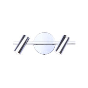 Canarm Kelby 14in 2-Light LED Track Light | Chrome Cylindrical Heads | Kitchen & Living Room Accent | 14 x 5 x 7 in | Model LT211A02CH