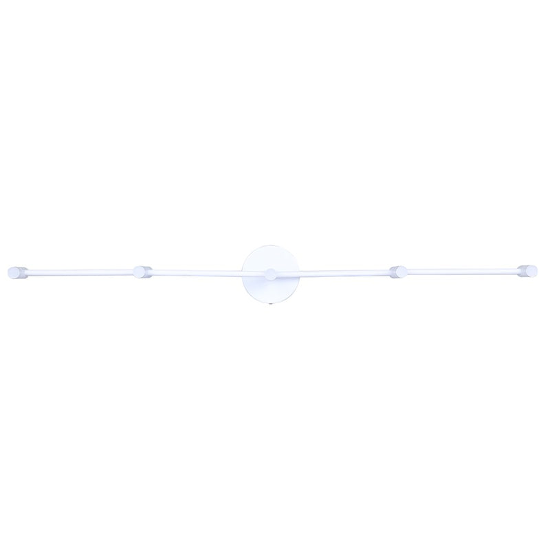 Canarm Axa 44in 4-Light LED Track Light | Modern White Metal and Acrylic | Living Room, Kitchen & Workspace | Model LT295A05WH