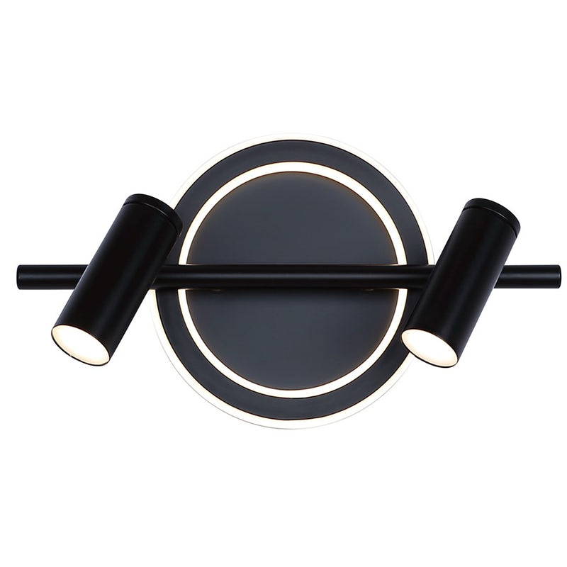 Canarm Denver 2 Light Track Lighting, Black