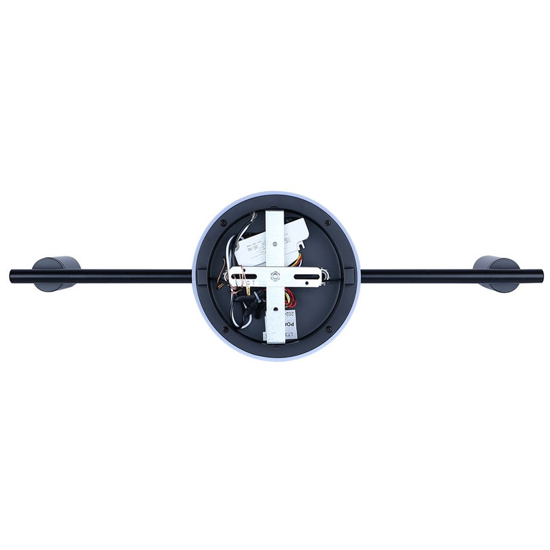 Canarm Denver 24in 3-Light LED Track Light | Modern Matte Black Steel and Aluminum | Living Room, Bedroom & Kitchen | Model LT314A03BK