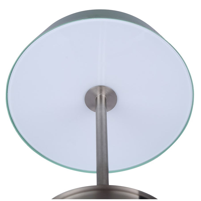 Canarm Jessa 1 Light LED 14" Table Lamp, Brushed Nickel