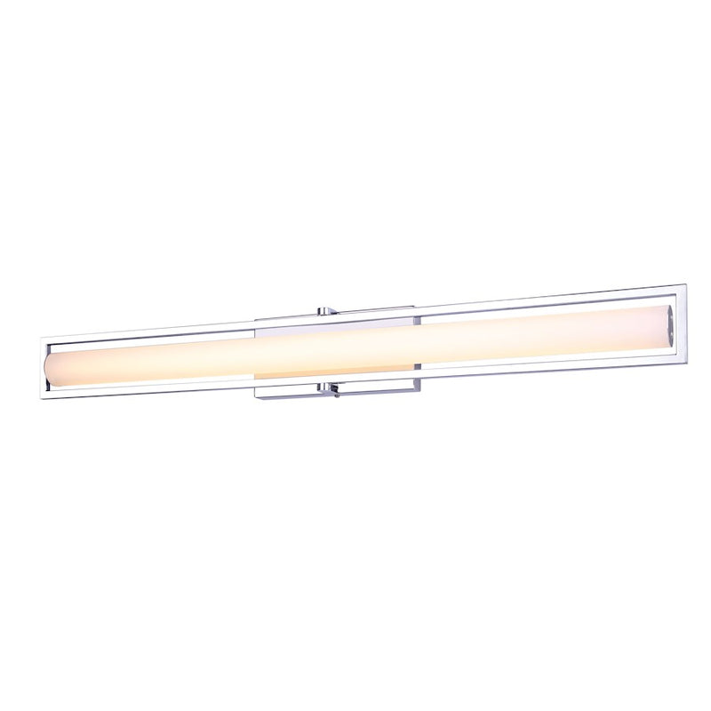 Canarm Jori 36in LED Vanity Light | Chrome Finish | Bathroom Vanity Lighting | 36.5 x 3.25 x 4.38 in | Model LVL182A36CH