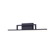 Canarm Caysen 24in LED Vanity Light | Matte Black Finish | Bathroom Vanity Lighting | 24 x 3.25 x 4.75 in | Model LVL208A24BK