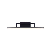 Canarm Caysen 24in LED Vanity Light | Matte Black Finish | Bathroom Vanity Lighting | 24 x 3.25 x 4.75 in | Model LVL208A24BK