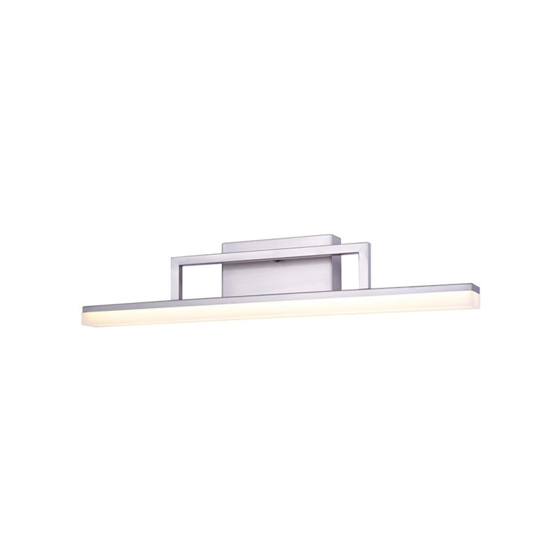 Canarm Caysen 24in LED Vanity Light | Brushed Nickel Finish | Bathroom Vanity Lighting | 24 x 3.25 x 4.75 in | Model LVL208A24BN