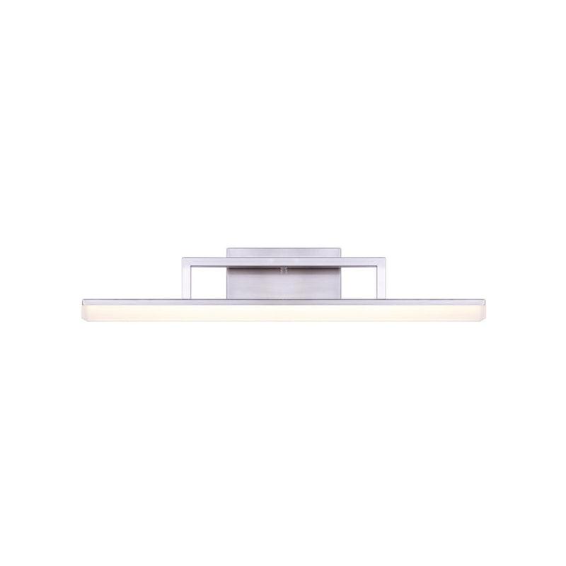 Canarm Caysen 24in LED Vanity Light | Brushed Nickel Finish | Bathroom Vanity Lighting | 24 x 3.25 x 4.75 in | Model LVL208A24BN