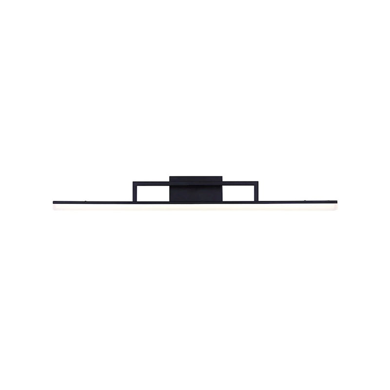 Canarm Caysen 36in LED Vanity Light | Matte Black Finish | Bathroom Vanity Lighting | 36 x 3.25 x 4.75 in | Model LVL208A36BK
