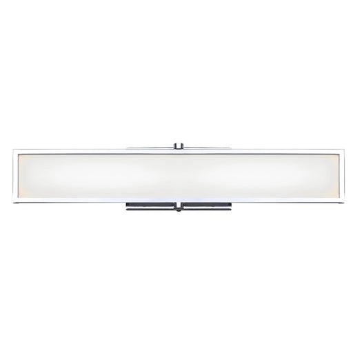 Canarm Pax 24in LED Vanity Light | Chrome and Flat Opal Glass | Bathroom & Powder Room | 24 x 3 x 5 in | Model LVL229A24CH