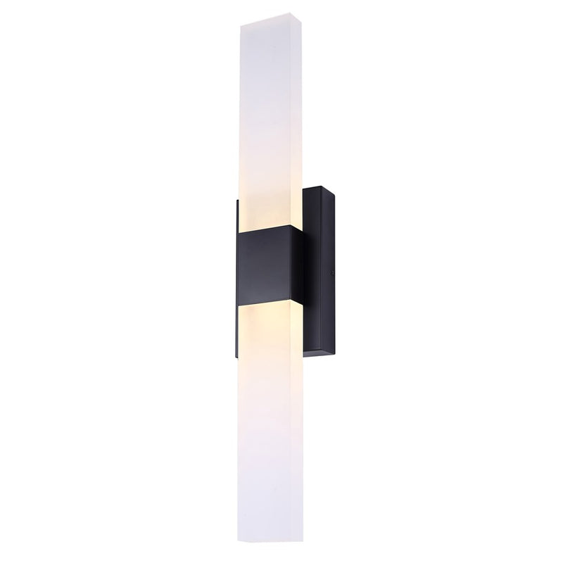 Canarm Farrow 2 Light 4.75" Vanity, Black