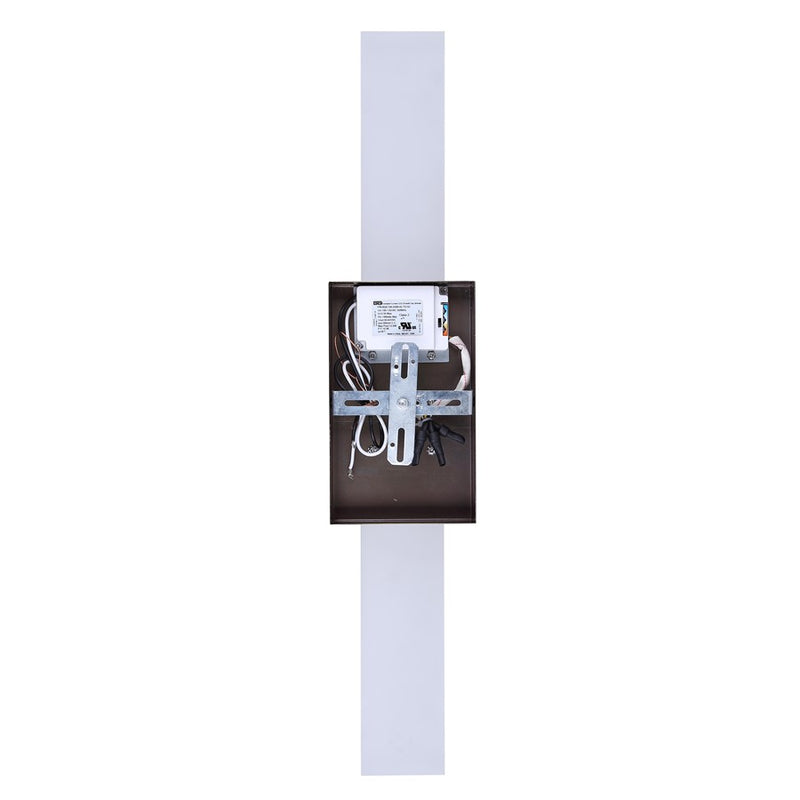 Canarm Farrow 24.88in 2-Light LED Vanity Light | Modern Gold Metal | Bathroom & Powder Room | 4.75 x 2.75 x 24.88 in | Model LVL291A02GD