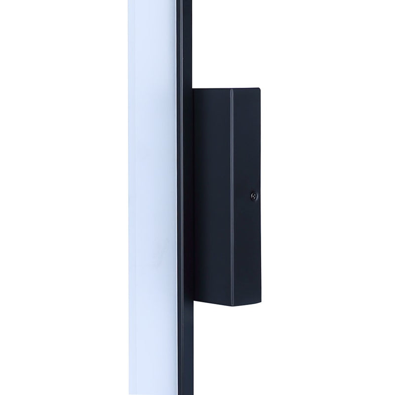 Canarm Madison 24.13in 1-Light LED Vanity Light | Modern Matte Black Steel | Bathroom & Dressing Area | 24.13 x 3.75 x 4.38 in | Model LVL327A24BK