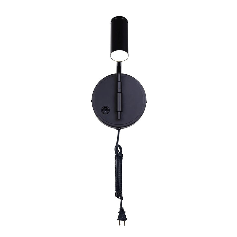 Canarm Teo 1 Light LED 6" Sconce, Black