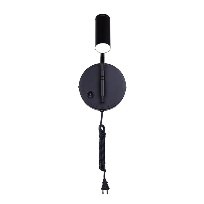 Canarm Teo 1 Light LED 6" Sconce, Black