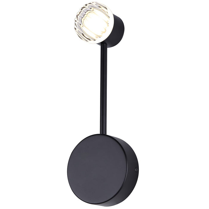 Canarm Vanya 1 Light Sconce, Black