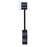 Canarm Vanya 1 Light Sconce, Black